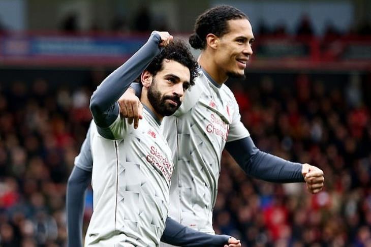 محمد صلاح وفان دايك محمد صلاح وفان دايك